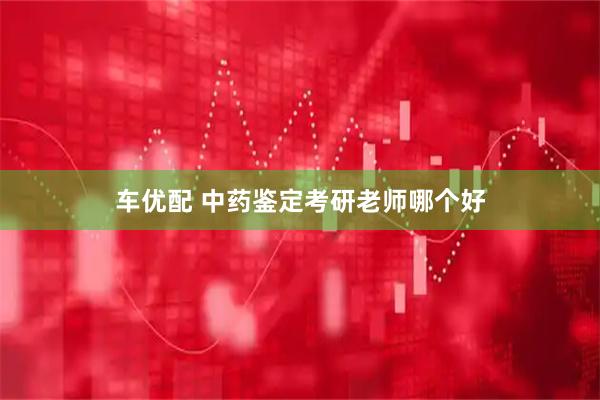 车优配 中药鉴定考研老师哪个好