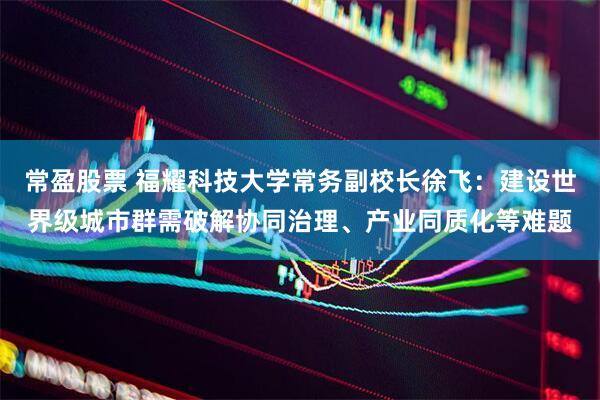 常盈股票 福耀科技大学常务副校长徐飞：建设世界级城市群需破解协同治理、产业同质化等难题