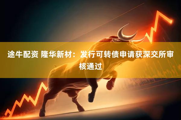 途牛配资 隆华新材：发行可转债申请获深交所审核通过
